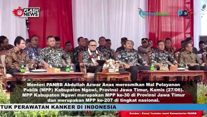 Menteri PANRB Resmikan Mal Pelayanan Publik (MPP) ke-207