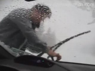 Reno Snow Disaster - Part 4 - Broken Frozen Windshield