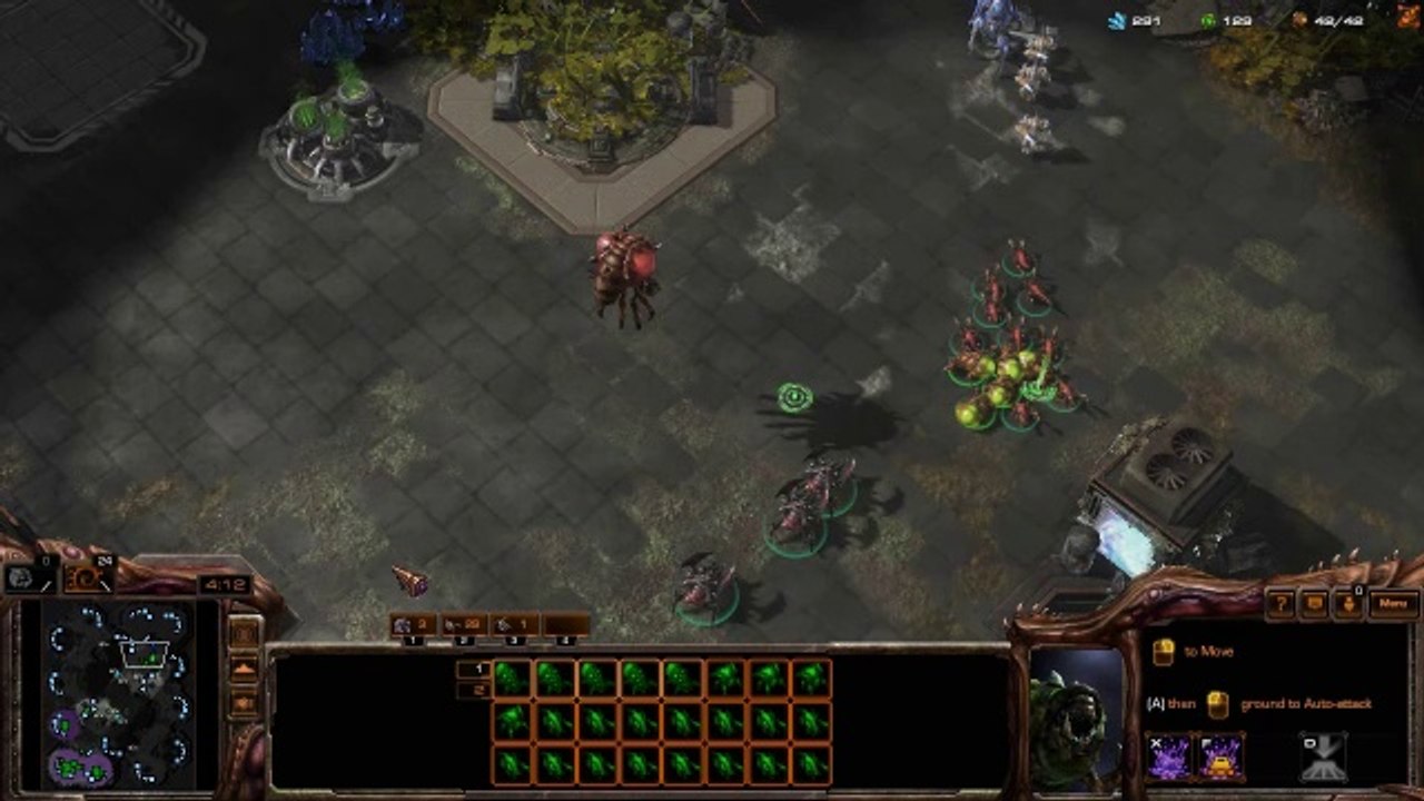 [StarCraft 2] No.0212 -- Intermediate ZERG player fights A.I., WON [Baneling Nest Day]