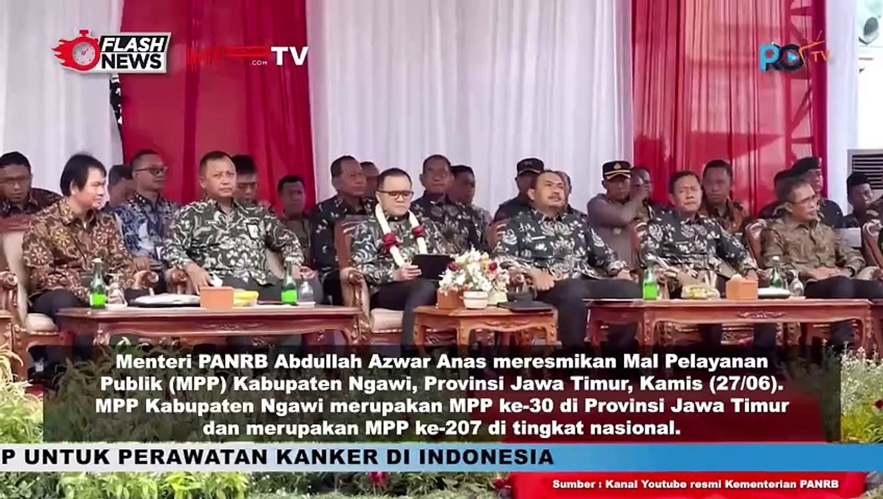 Menteri PANRB Resmikan Mal Pelayanan Publik (MPP) Ke-207