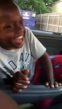 Black Funny Kid Laughing In Car Vine - Full 4k Meme Template - Funny Meme Template(360P)