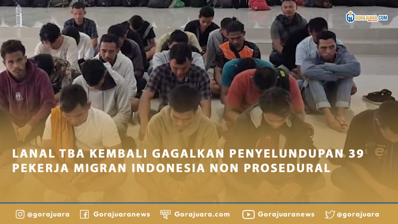 LANAL TBA KEMBALI GAGALKAN PENYELUNDUPAN 39 PEKERJA MIGRAN INDONESIA NON PROSEDURAL