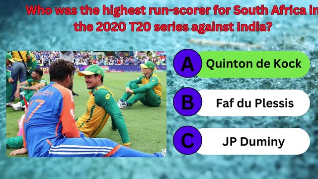 India vs South Africa T20 Quiz Challenge Part2 | ind vs sa | Cricket Quiz | The Ultimate Quiz