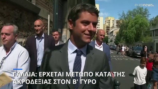 Γαλλία: Πανηγυρικό το κλίμα στις τάξεις Λεπέν - Μπαρντελά μετά τη νίκη στον Α΄γύρο των εκλογών