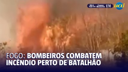 Fogo ameaça tanques de combustível em Batalhão da PM