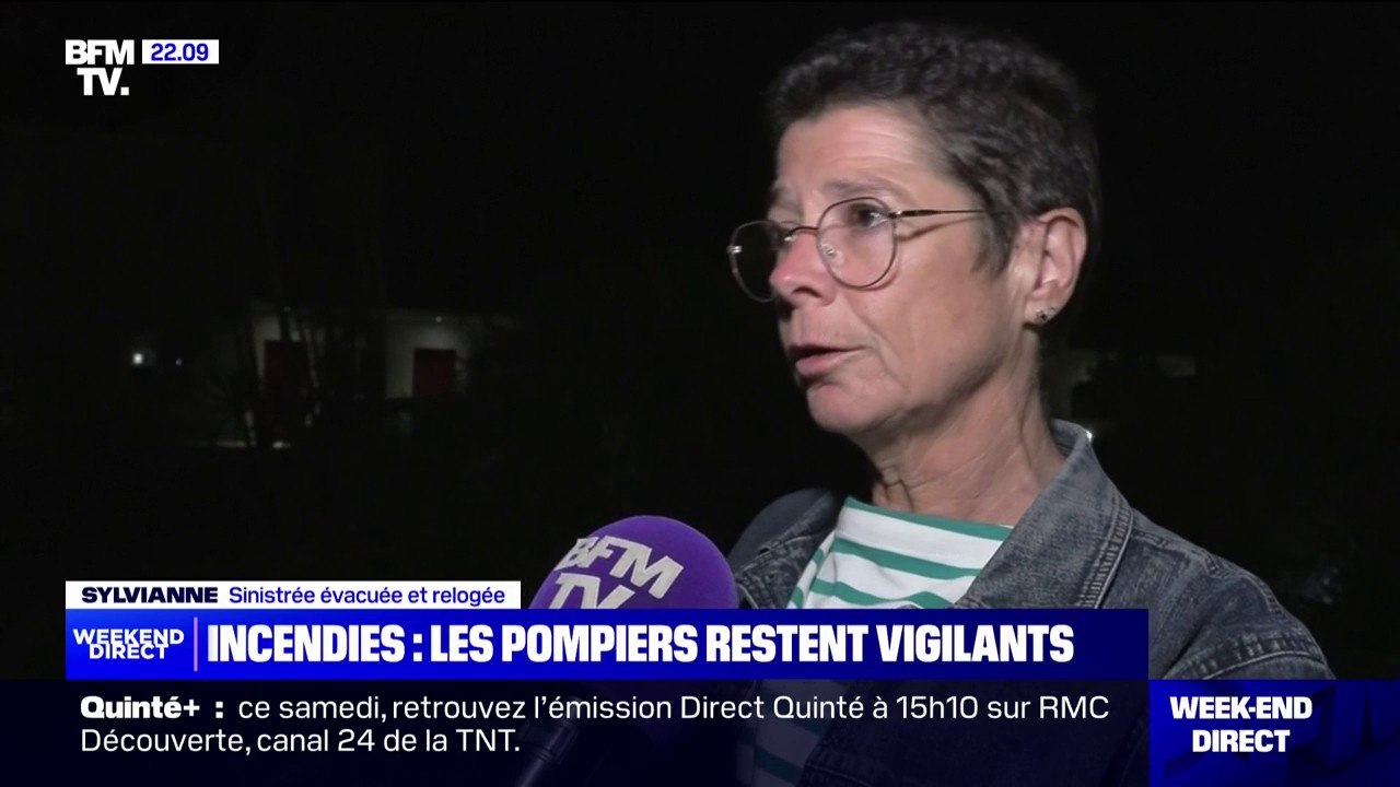 "Je n'ai ni eau, ni électricité": Le témoignage de Sylvianne, sinistrée et évacuée à cause de l'incendie de Castelnou (Pyrénées-Orientales)