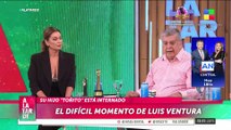  El difícil momento de Luis Ventura por la salud de su hijo Antonio