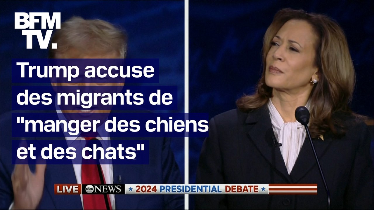 "Ils mangent les chiens et chats des habitants": en plein débat, Trump relaie une fake news sur les migrants