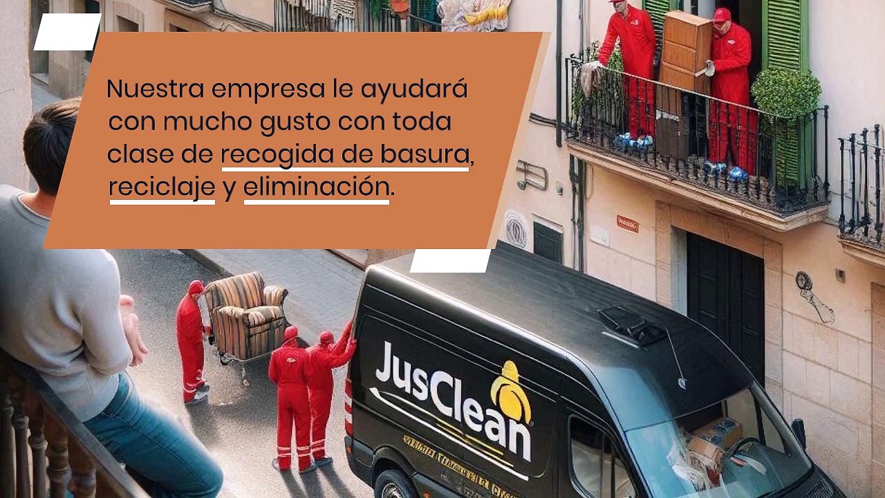 Vaciado de pisos en Tarragona en sólo unas horas de muebles viejos y enseres con JustClean