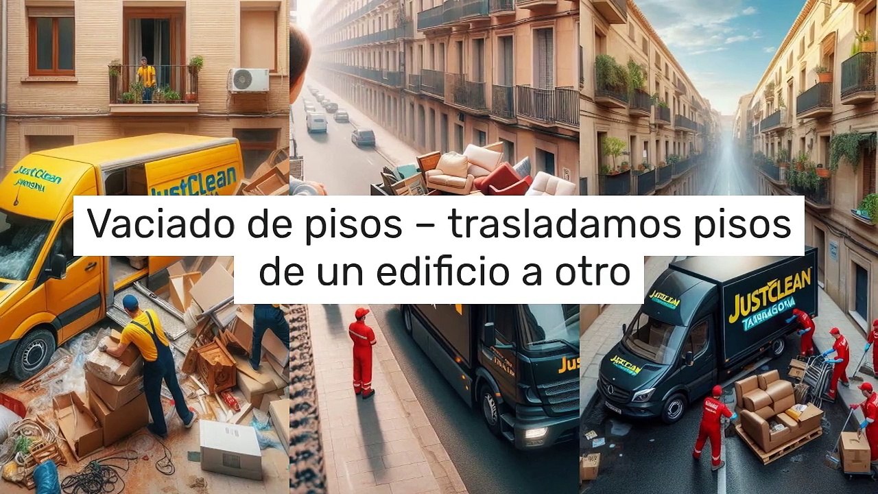 Vaciado de Pisos en Valls en Solo Unas Horas: Libérate de Muebles Viejos y Enseres con JustClean