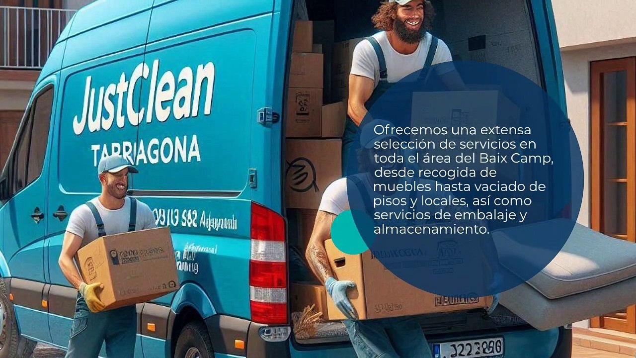 Vaciado de pisos en Reus en sólo unas horas de muebles viejos y enseres con JustClean