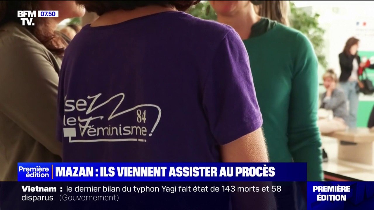 Procès des viols de Mazan: des dizaines de femmes se déplacent au tribunal d'Avignon pour soutenir Gisèle Pélicot