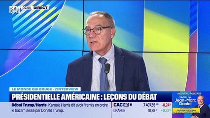 Donald Trump "était sur la défensive", estime Patrick Martin-Genier à propos du débat entre les deux candidats à la présidentielle américaine