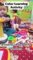 Fun Color Learning Activity for Kids at Balvatika Chichali Bhopal MP