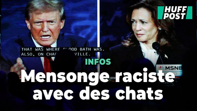 Donald Trump, face à Kamala Harris, s’approprie cette accusation raciste de son camp sur les chats