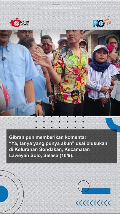 Gibran Buka Suara terkait akun fafafufu
