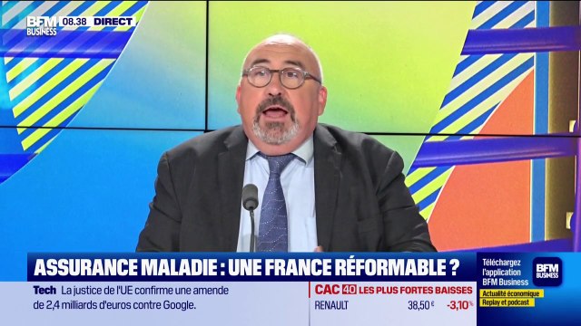 Renforcement des contrôles des arrêts maladie: C'est le premier pas vers un sauvetage du modèle social français , estime Emmanuel Lechypre, éditorialiste BFM Business