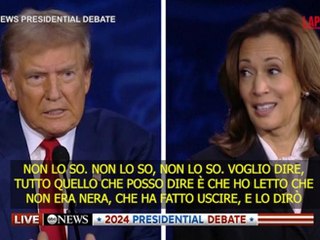 Il meglio del duello tv Harris-Trump: ecco gli highlights