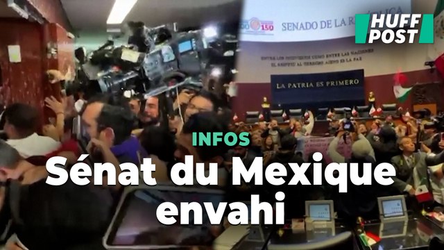 Le Sénat du Mexique envahi, les images rappellent l’assaut du Capitole