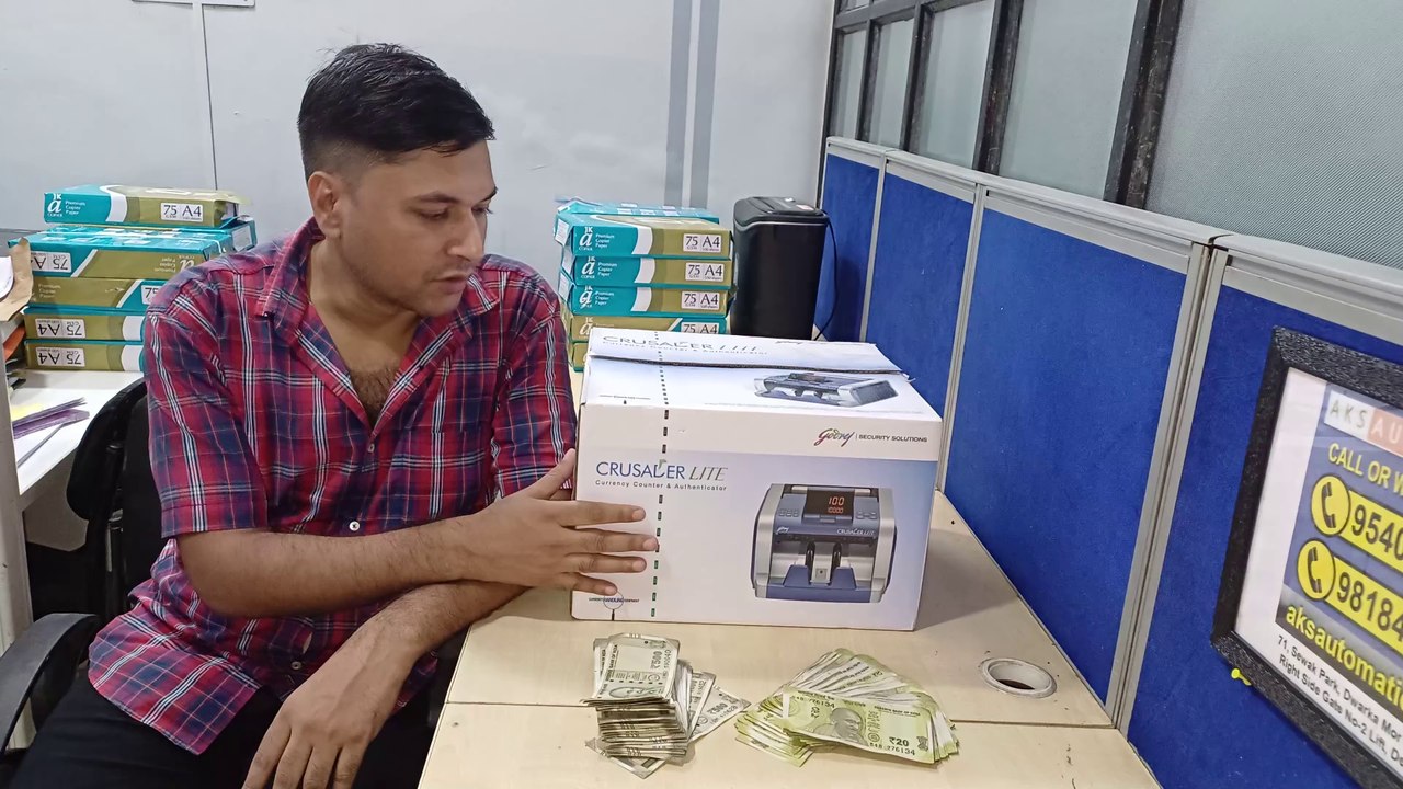 Godrej Top Currency Counting Machine Dealers in Delhi NCR, Noida, Gurugram, Faridabad. COD Available