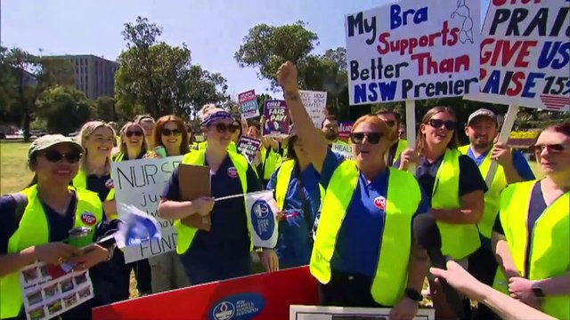 NSW Nurses and midwives walk off the job after pay negotiations fail