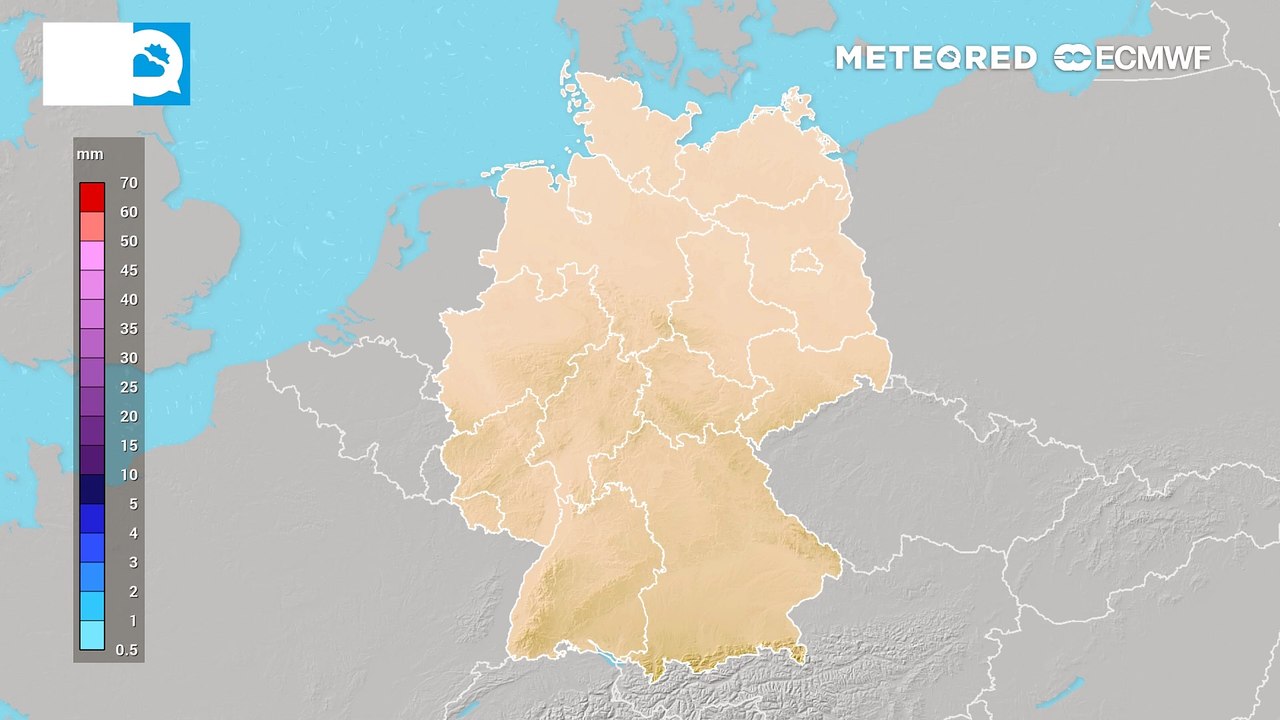Der starke Dauerregen verschiebt sich immer mehr zu unseren östlichen Nachbarn