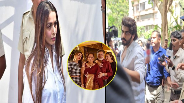 Malaika Arora Father Death: Arjun Kapoor reached Malaika House after Demise of her Father, Video