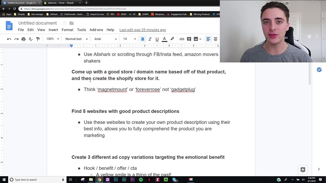 4. Setting Up Your Backend droppshipping course...