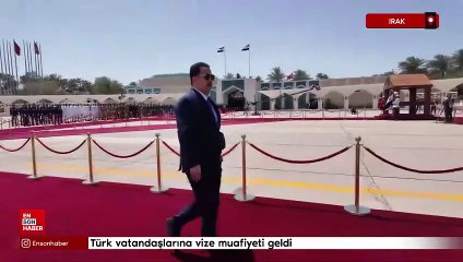 Descargar video: Irak resmen duyurdu: Türk vatandaşlarına vize muafiyeti geldi