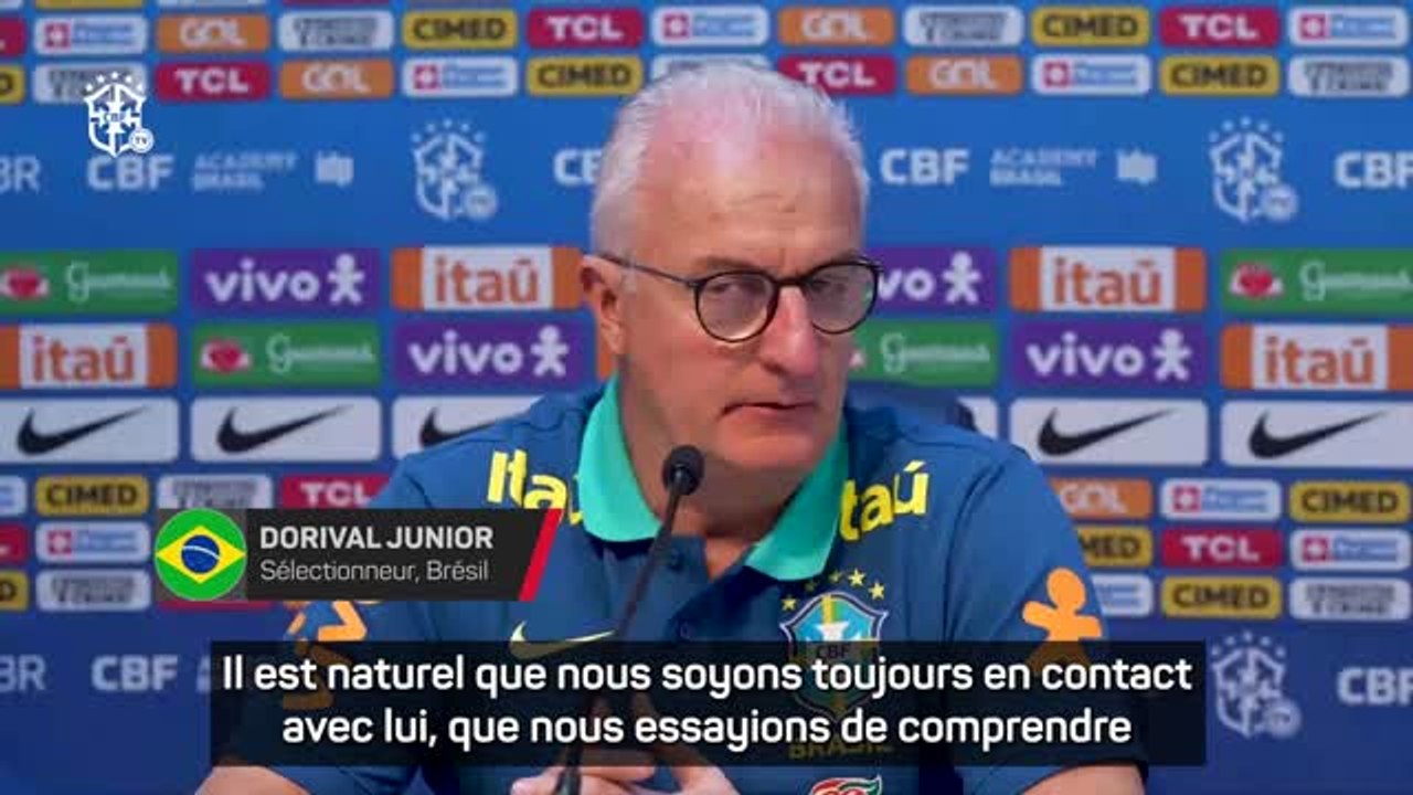 Brésil - Dorival : “Nous essayons de comprendre la situation de Neymar”