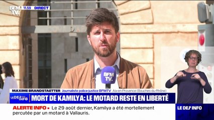 Mort de Kamilya: le motard de 19 ans qui a percuté la petite fille reste en liberté sous contrôle judiciaire