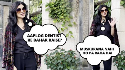 Sushmita Sen's Candid Reaction as Paps Spot Her Outside Clinic
