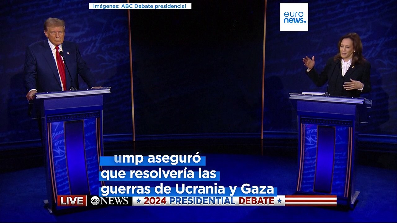 Kamala Harris pone a Donald Trump a la defensiva en un bronco debate repleto de reproches