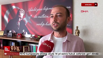 FETÖ kumpasıyla atıldığı askeri okula 14 yıl sonra hukuk zaferiyle geri döndü