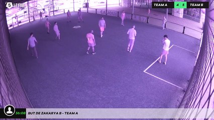 But de Zakarya B - Team A