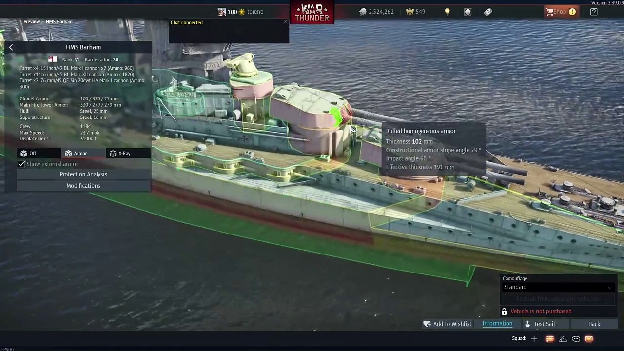 HMS Barham First Impressions - Steel Baron Event - War Thunder