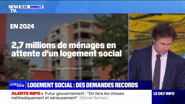 Logements sociaux: 2,7 millions de ménages attentent un logement social, un chiffre en hausse par rapport à 2023