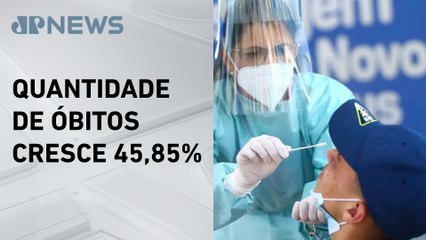 Número de casos de Covid-19 cresce 105% em um mês no Brasil