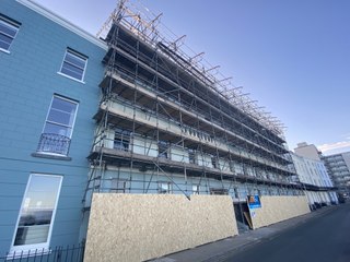 Work underway to transform iconic seafront Tenby hotel
