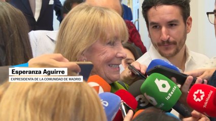 Esperanza Aguirre imita el acento de María Jesús Montero