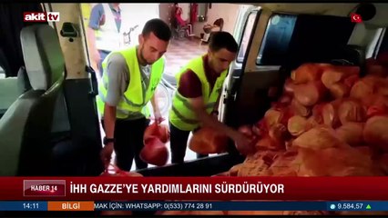 İHH Gazze'ye yardımlarını sürdürüyor