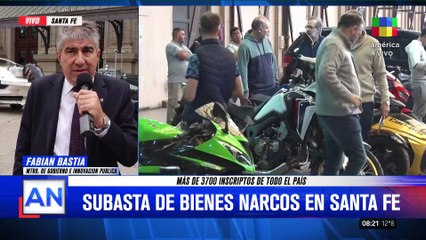 Subasta de bienes decomisados a narcos en Santa Fe atrae a miles de interesados
