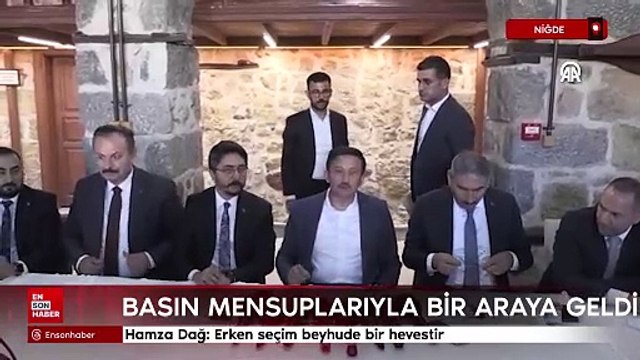 Hamza Dağ CHP’ye yüklendi, erken seçim çağrılarına tepki gösterdi