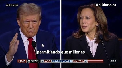 Migrantes "comiendo mascotas": el bulo de Trump en el debate con Harris que desmonta el moderador en directo