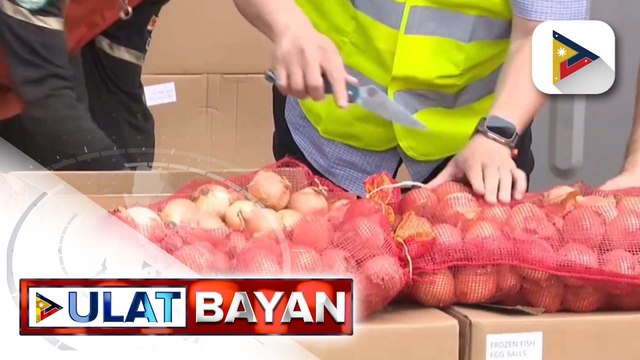 Smuggled agricultural products mula China, nakumpiska ng Department of Agriculture at BOC sa Subic