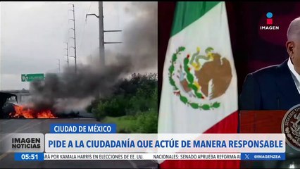 López Obrador vincula la violencia en Culiacán con la captura de "El Mayo" Zambada