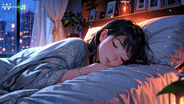 Restful Lo-fi Atmosphere | Girl Sleeping for Deep Relaxation