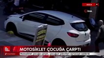 Düzce'de Motosiklet çocuğa çarptı, çocuğun yakınları sürücüye saldırdı