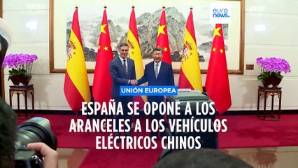 Sánchez insta a la UE a "reconsiderar" los aranceles a los coches eléctricos chinos