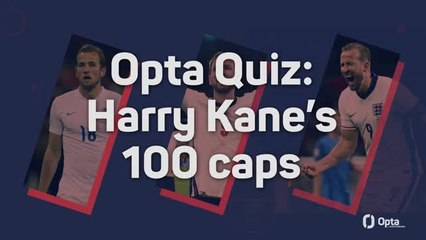 Opta Quiz - Harry Kane's 100 England caps